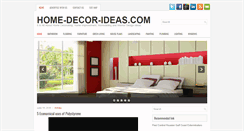 Desktop Screenshot of home-decor-ideas.com
