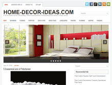 Tablet Screenshot of home-decor-ideas.com